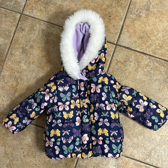 Carter’s Butterfly Winter Jacket - Picture 1 of 4